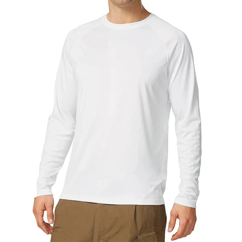 Chemise à manches longues avec protection solaire UV
