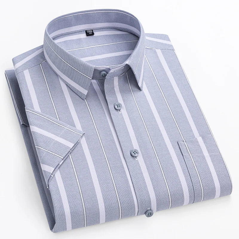 Chemise en coton à manches courtes