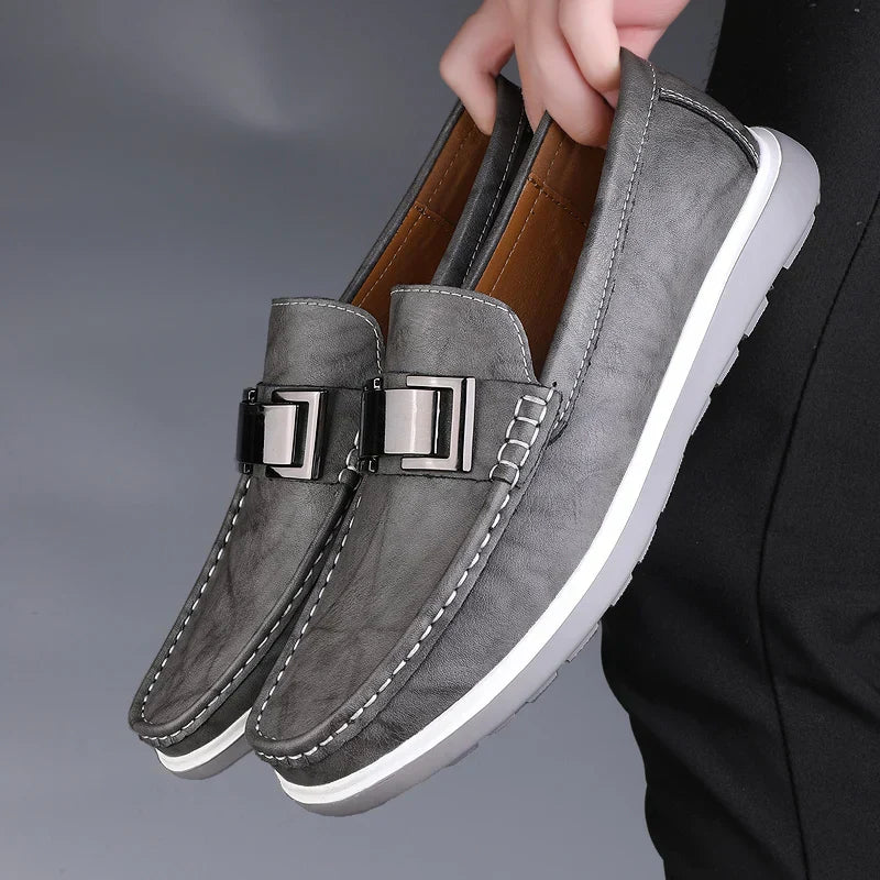 Mocassins en cuir de luxe