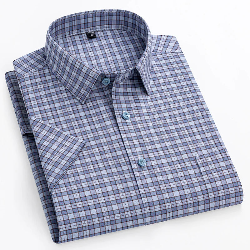 Chemise en coton à manches courtes