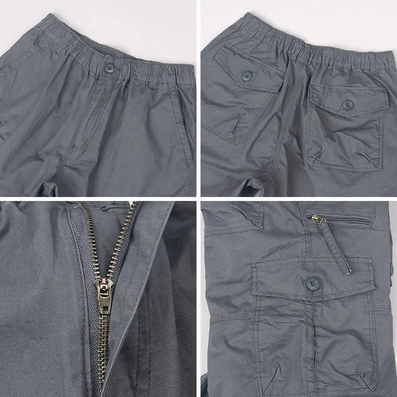 Short cargo long en coton