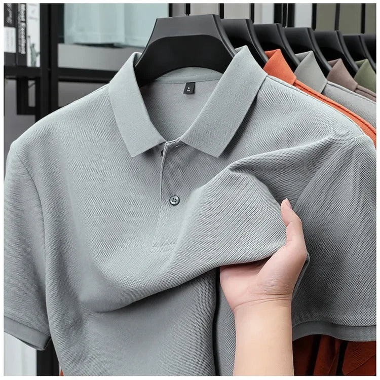 Polo en coton décontracté