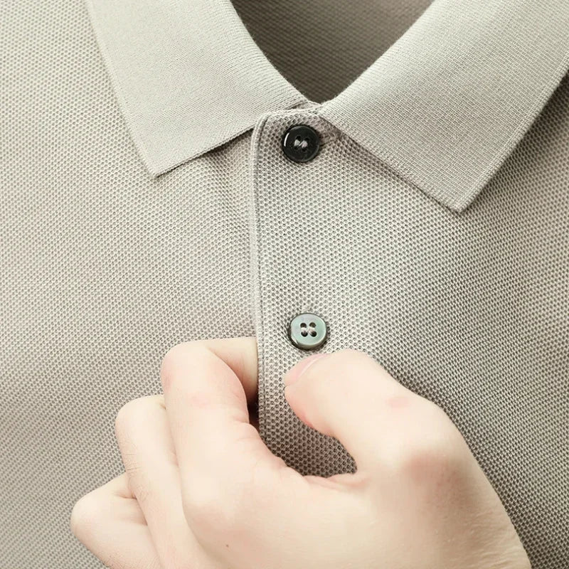 Polo en coton décontracté
