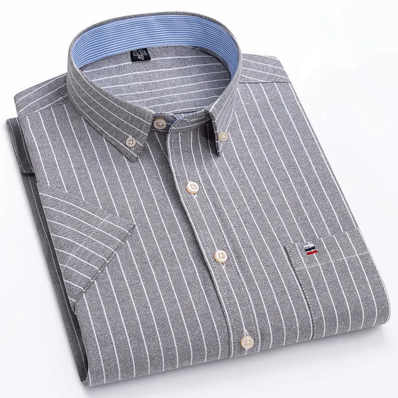Chemise élégante en coton pour homme