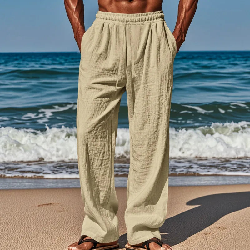 Pantalon de lin confortable
