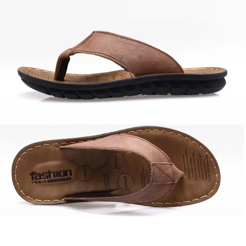 Sandales en cuir pour hommes