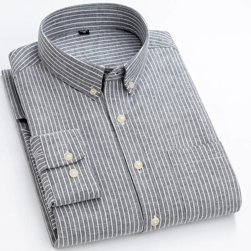 Chemise à manches longues en coton