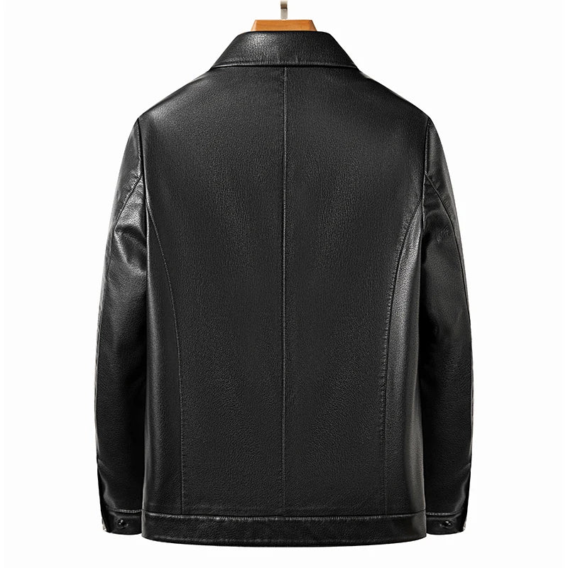 Veste en cuir élégante pour homme