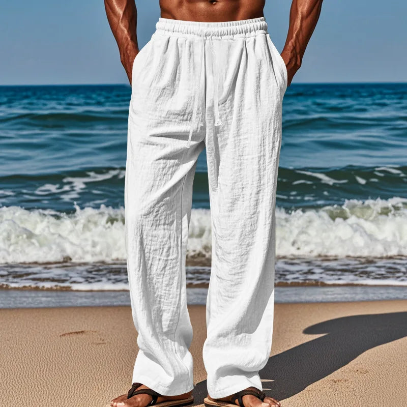 Pantalon de lin confortable