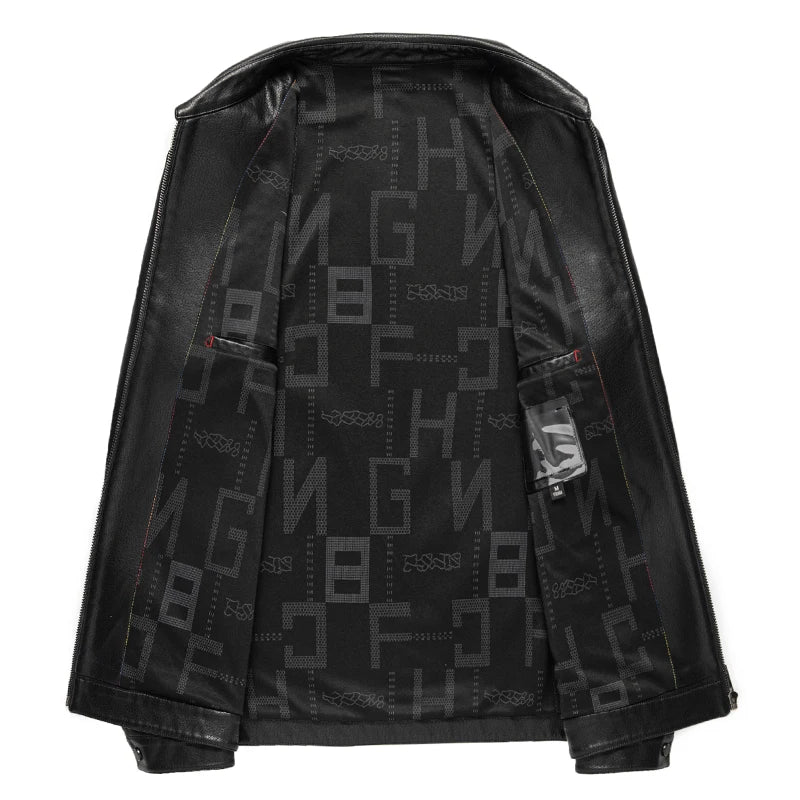 Veste en cuir élégante pour homme