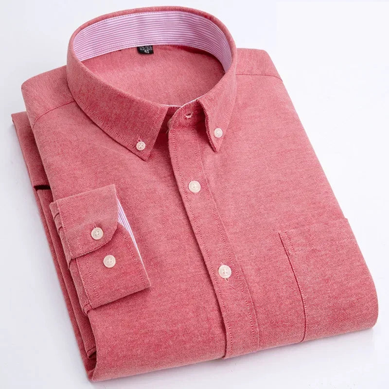 Chemise à manches longues en coton