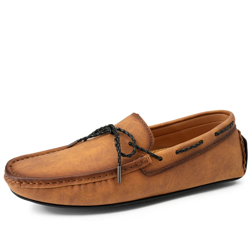 Mocassins en daim faits à la main