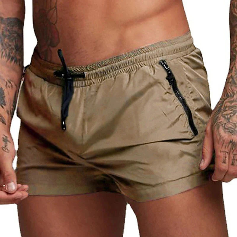 Short de bain avec poches zippées