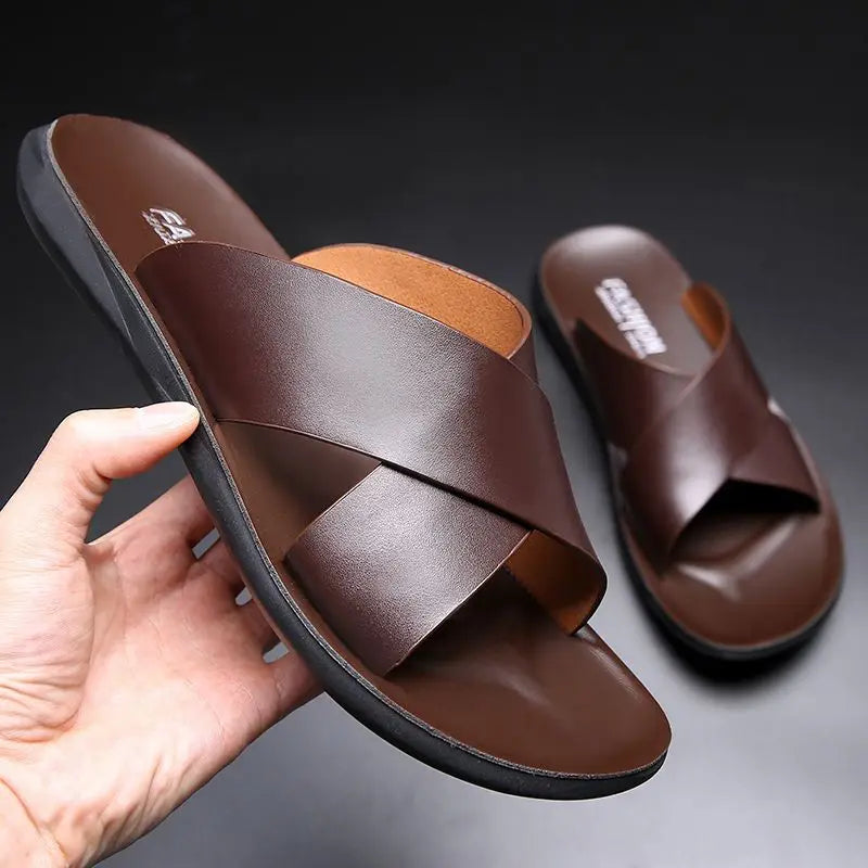 Sandales en cuir élégantes