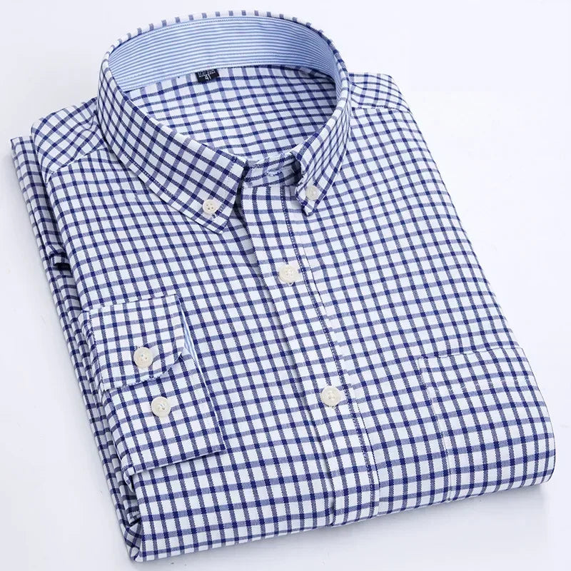 Chemise à manches longues en coton