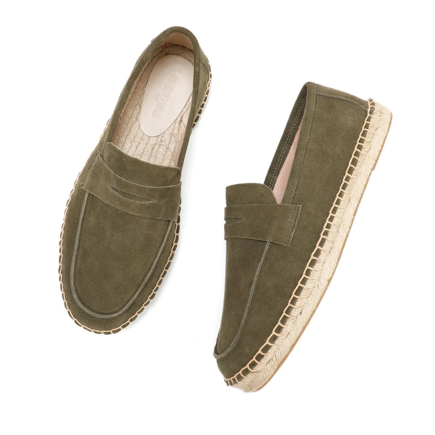 Espadrilles élégantes en daim