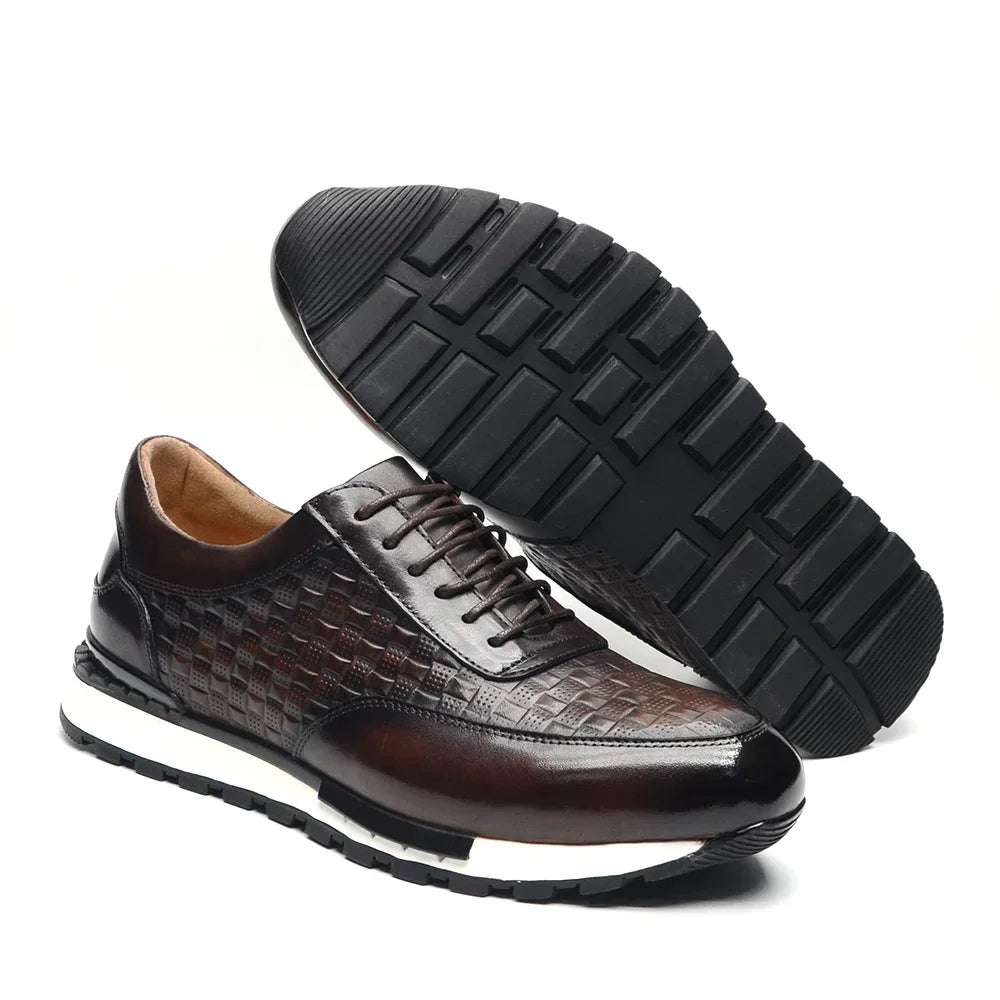 Chaussures Oxford en cuir