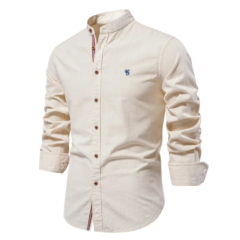 Chemise en lin élégante