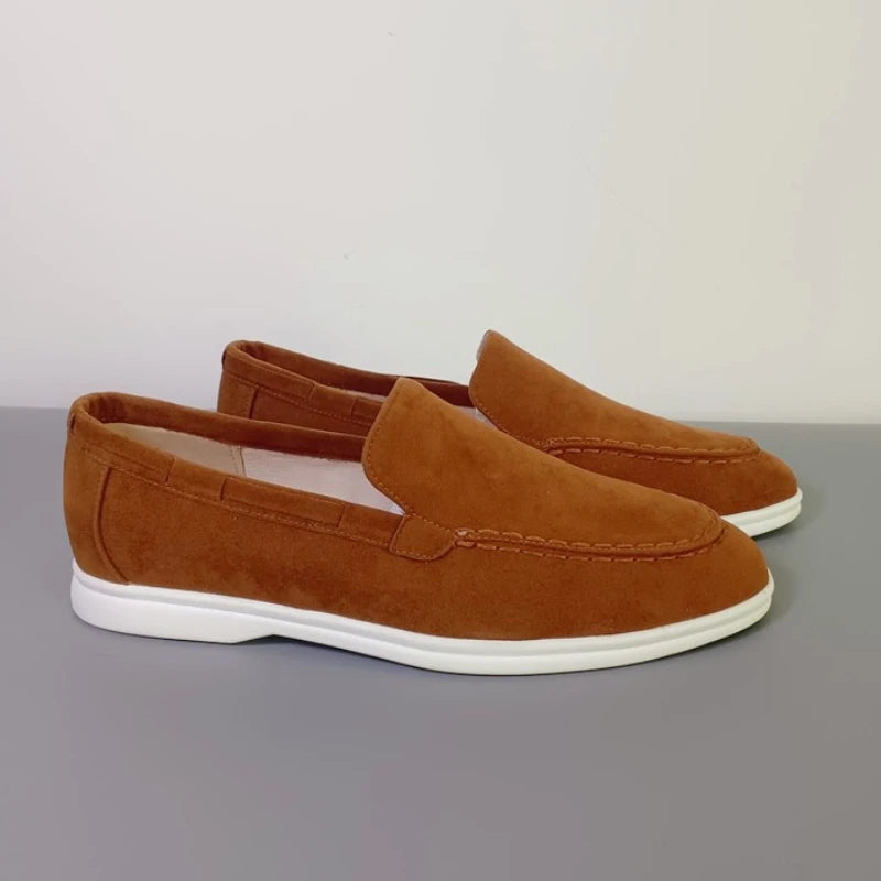 Mocassins en daim de qualité supérieure