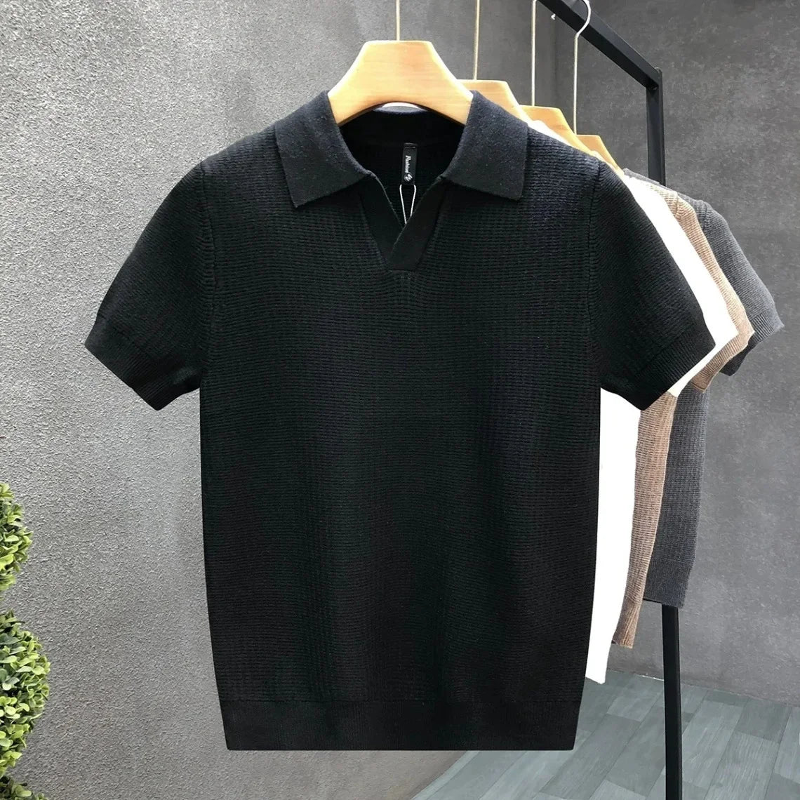 Polo en maille respirante