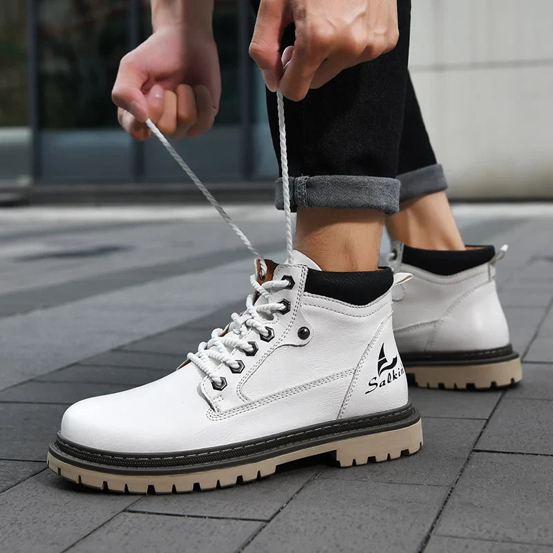 Bottes en cuir élégantes