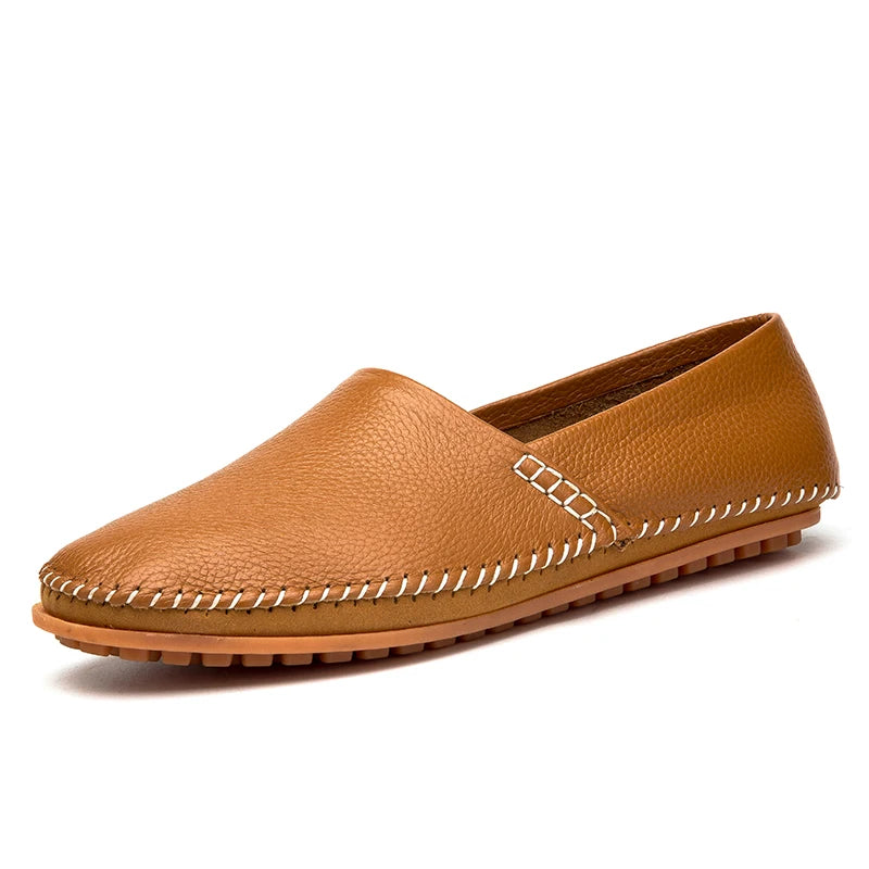 Mocassins en cuir léger