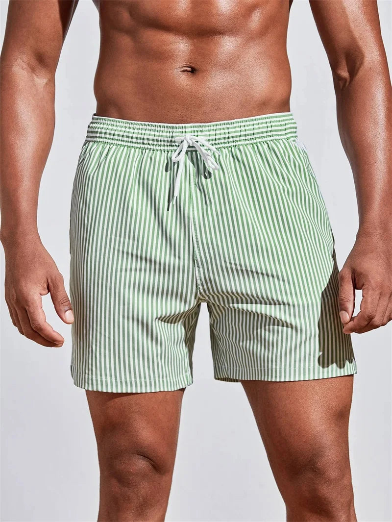 Short de bain rayé