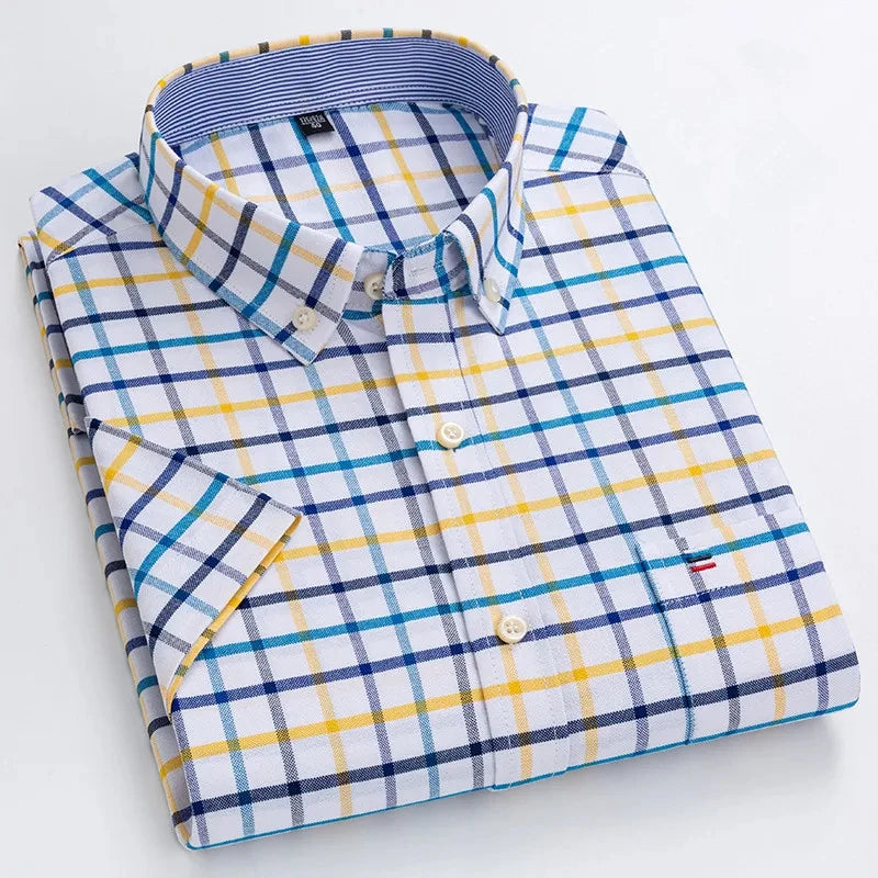 Chemise élégante en coton pour homme