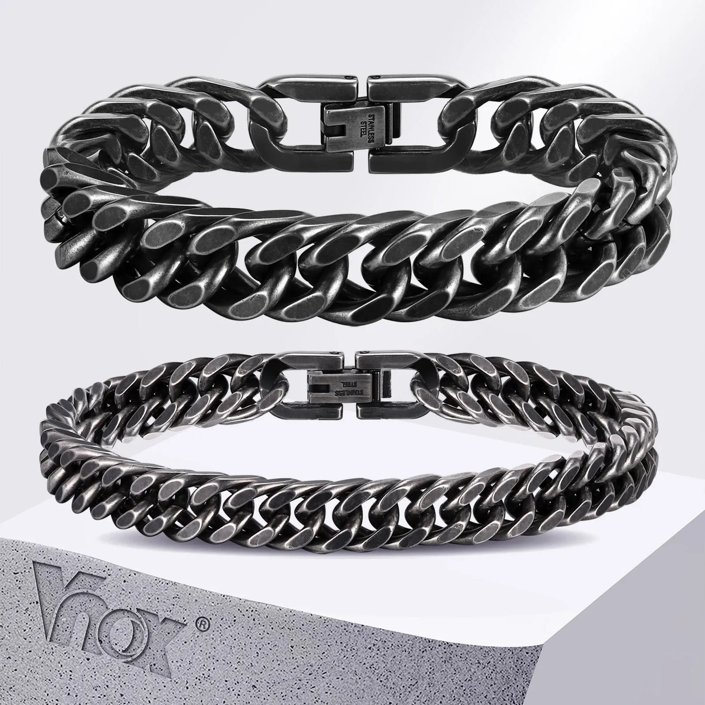 Bracelet homme en acier inoxydable