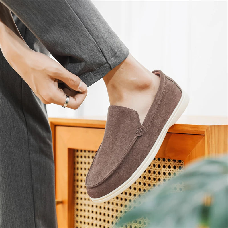 Mocassins décontractés en daim
