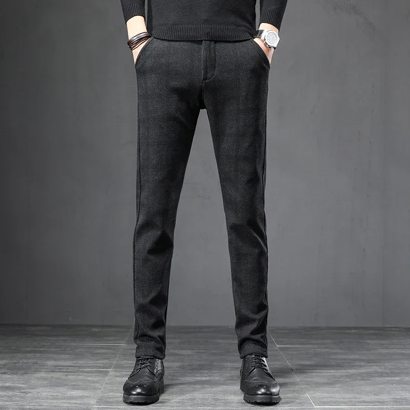 Pantalon décontracté à carreaux