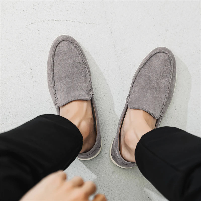 Mocassins décontractés en daim