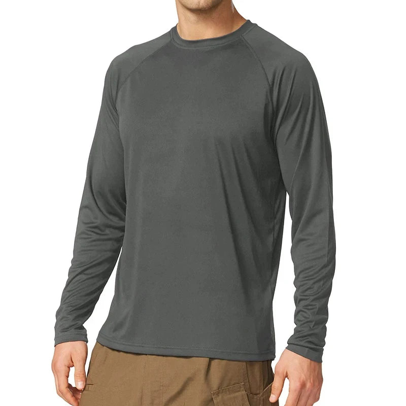 Chemise à manches longues avec protection solaire UV
