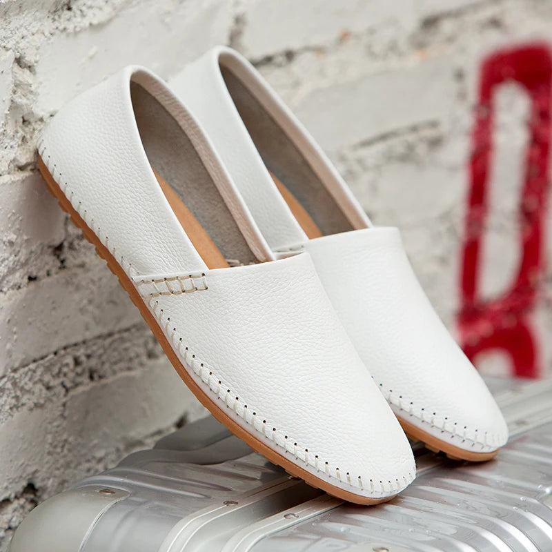 Mocassins en cuir léger