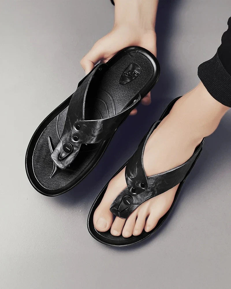 Sandales en cuir élégantes