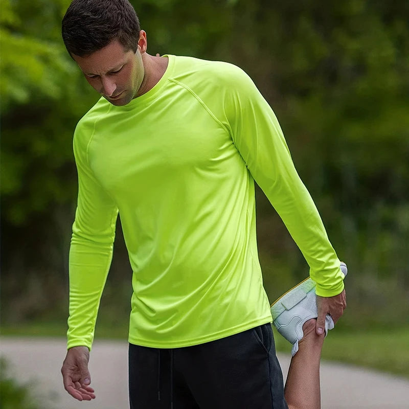 Chemise à manches longues avec protection solaire UV