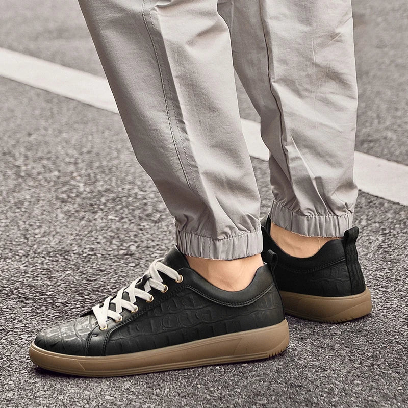 Chaussures chic en cuir véritable