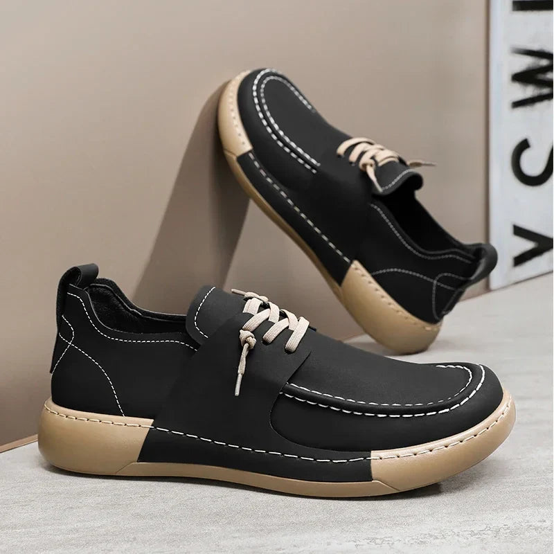 Baskets classiques en cuir italien