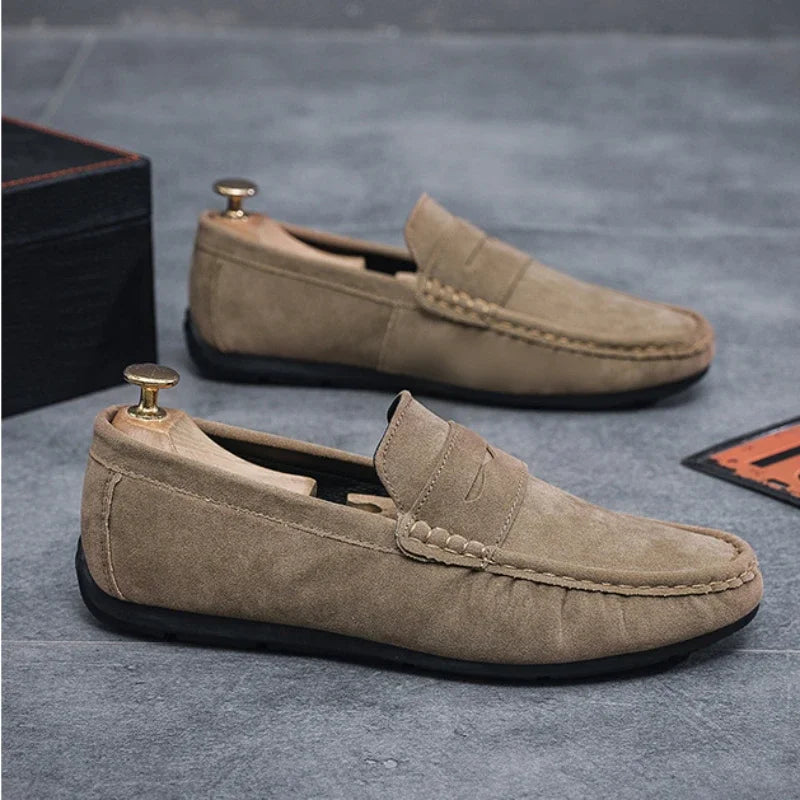 Mocassins légers en daim pour hommes