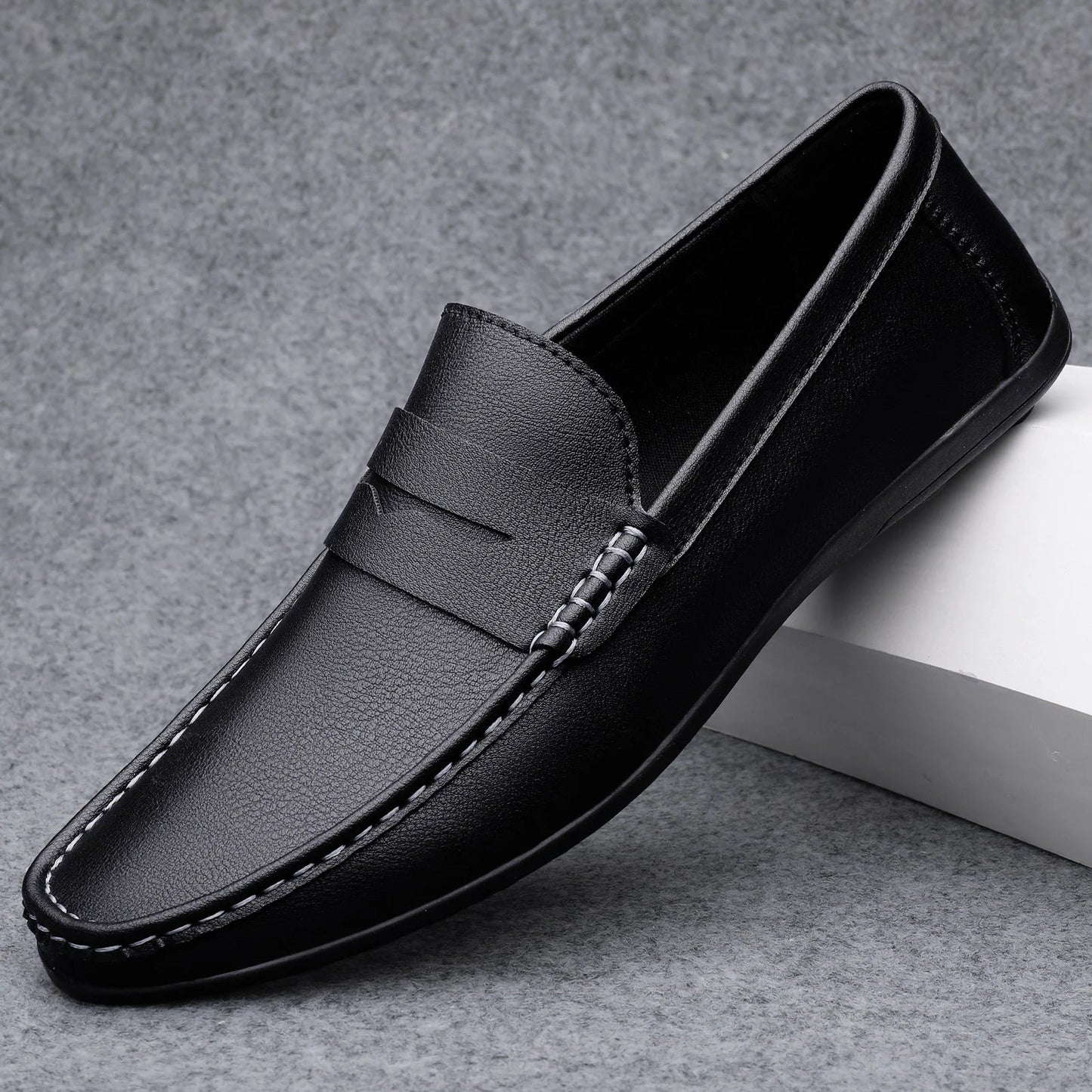 Mocassins classiques en cuir italien