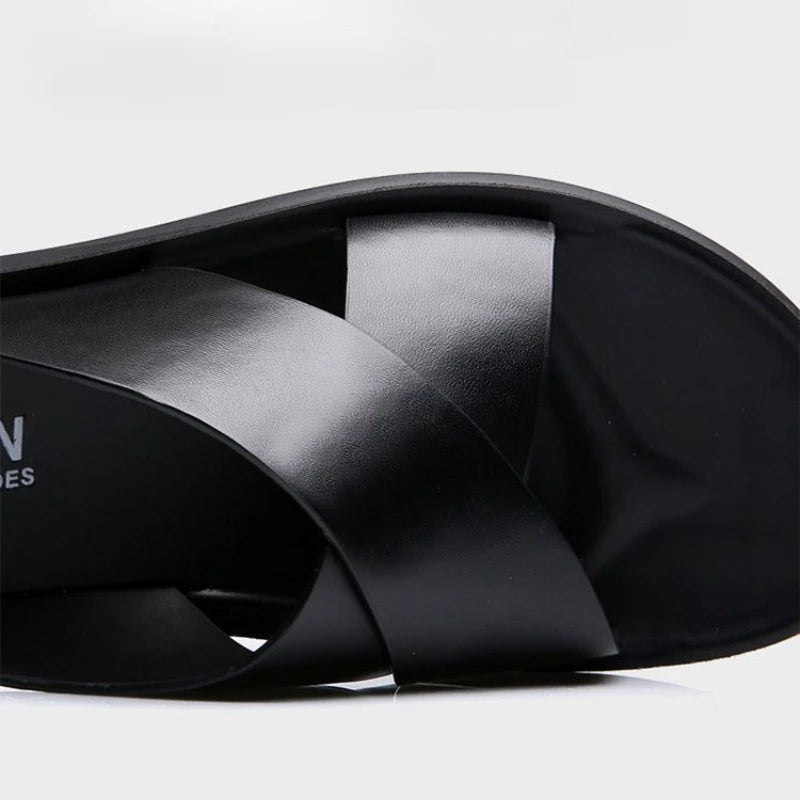 Sandales en cuir élégantes