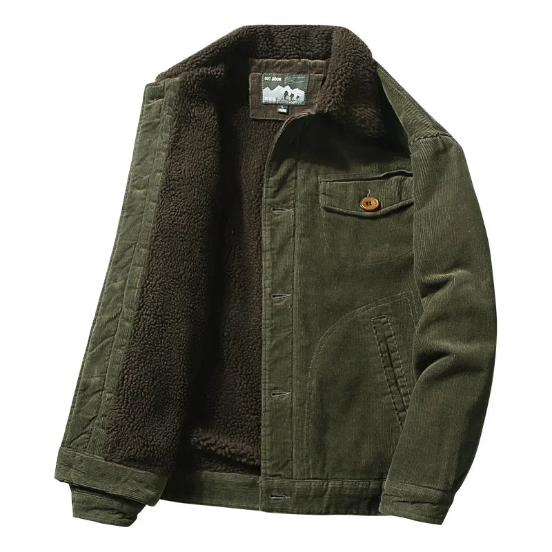 Veste d'hiver en velours