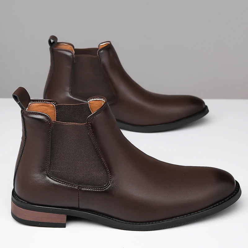 Bottes en cuir élégantes