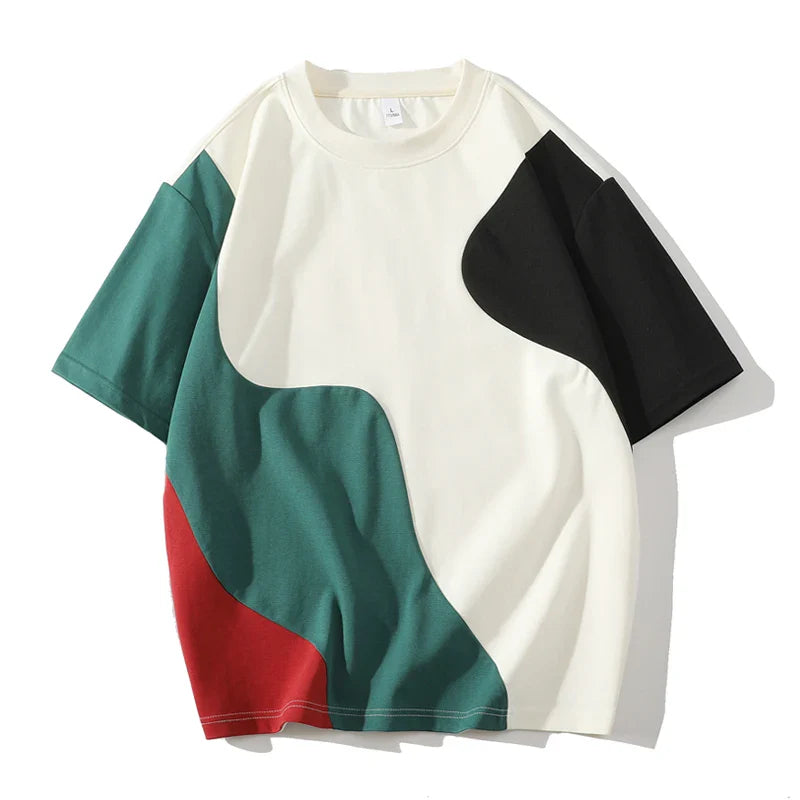Tee-shirt décontracté à écusson