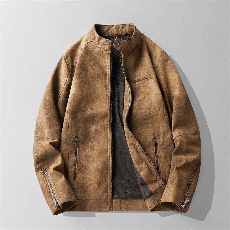 Veste en cuir élégante