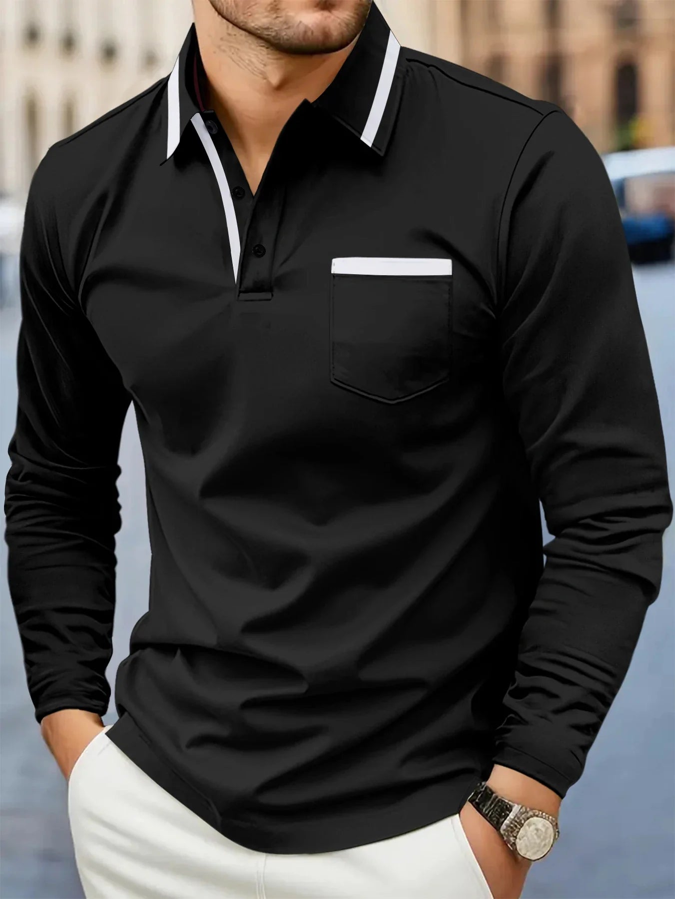 Pull polo décontracté