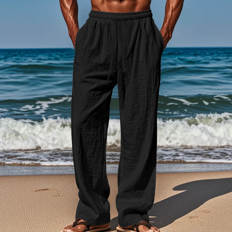 Pantalon de lin confortable