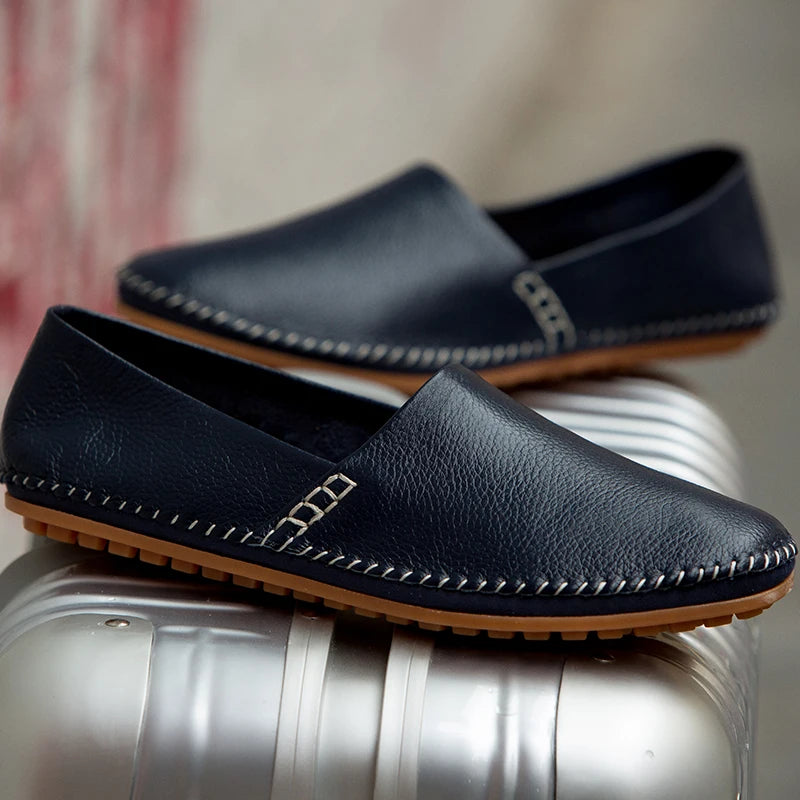 Mocassins en cuir léger