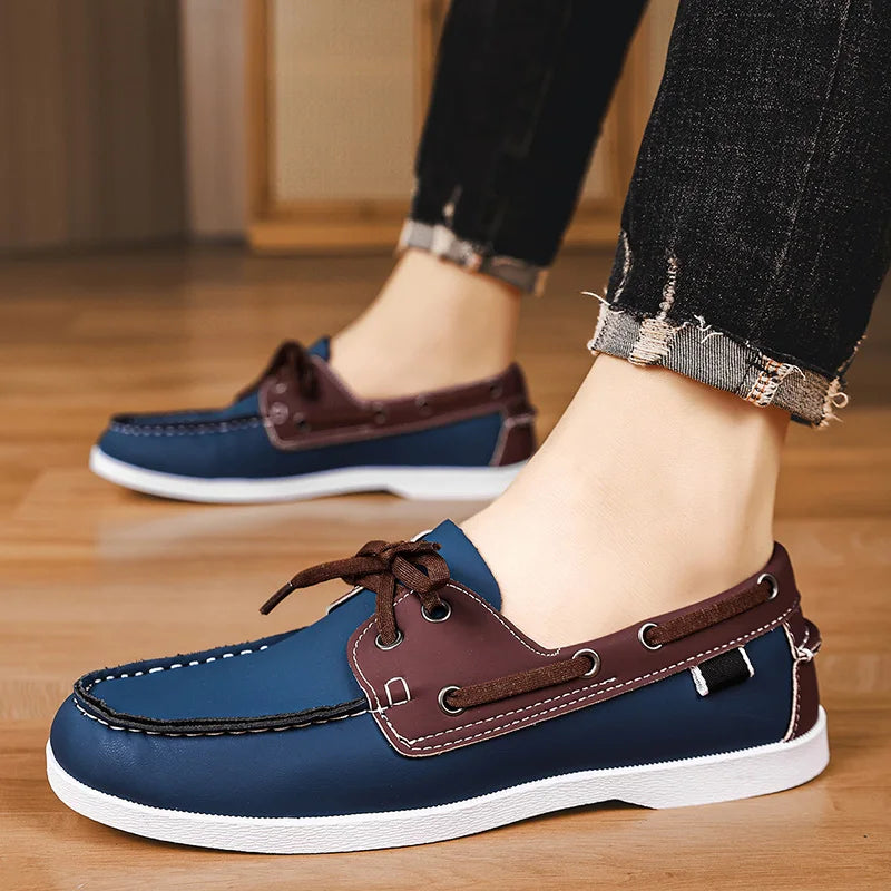 Mocassins d'affaires en cuir