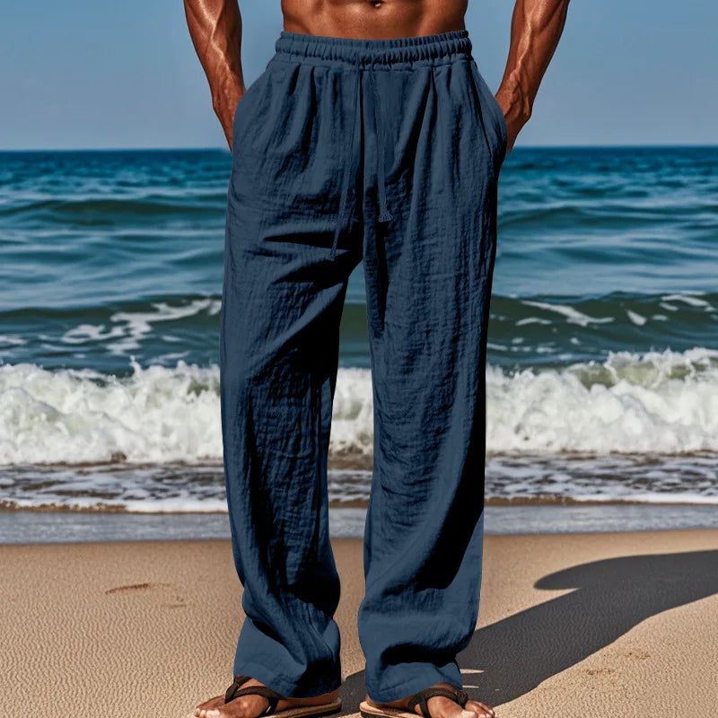 Pantalon de lin confortable